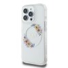 Guess GUHMP16LHFWFCT iPhone 16 Pro 6.3 przeźroczysty/transprent hardcase IML Flowers Wreath MagSafe